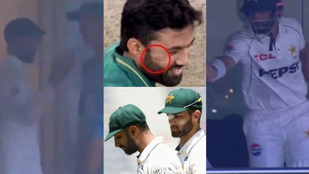 Pakistan cricket team's dressing room became India-Pakistan border, Shaheen Afridi and Shan Masood exchanged punches, Rizwan was also not spared